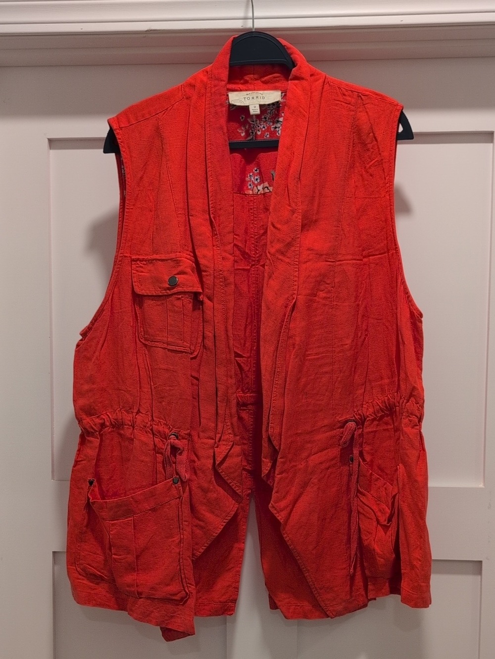 Coral Summer Vest